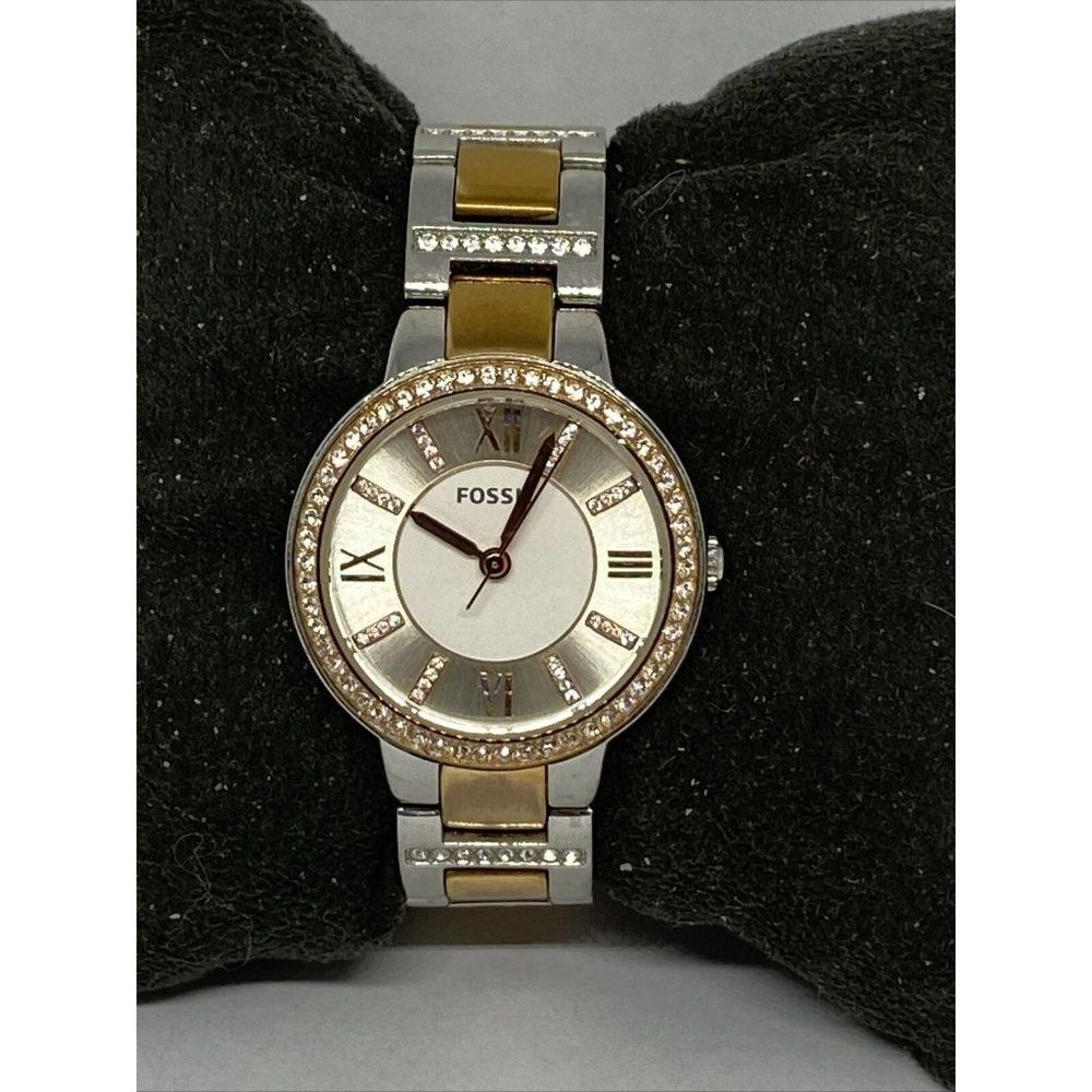 Fossil ES3629 Women's Two-Tone Stainless Steel Ana